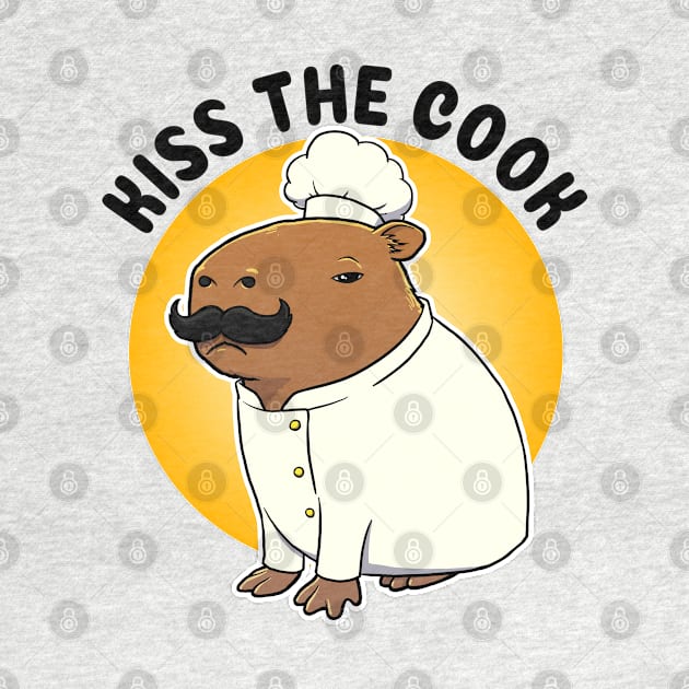 Kiss the Cook Capybara Chef by capydays